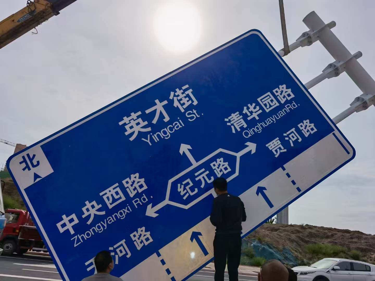 晋中市指路牌高速龙门架 - 推荐